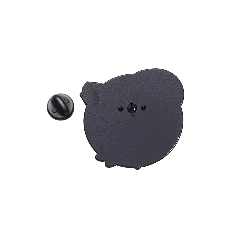Pins de Dibujos Animados Anime – Broches Esmaltados de Monje Tierno, Chapas Divertidas para Regalo