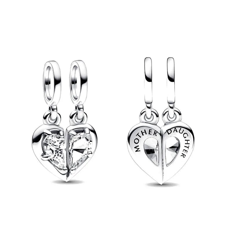 Charm Familia en Plata 925 – Abalorio Sparkling para Pulsera Original Mujer