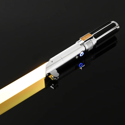 Sable de Luz RGB Metálico – Lightsaber de Juguete con Efectos Láser, Espada de Batalla y Lightstick Inspirado en Kpop