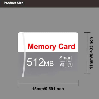 Memory Card TF – 64MB 128MB 256MB 512MB | Tarjeta de Memoria Alta Velocidad Class 10 para Cámaras y CCTV