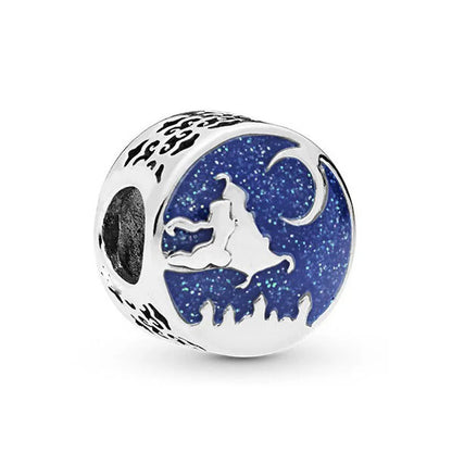 Charm Serie Océano en Plata 925 – Abalorios Tortuga, Cangrejo y Sirena para Pulsera Original Mujer