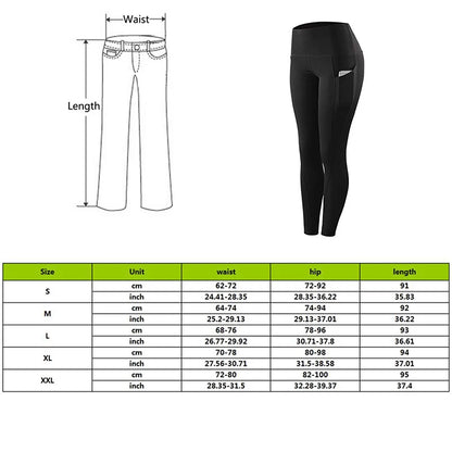 Leggings Deportivos Mujer Cintura Alta | Mallas Yoga Push Up con Bolsillo y Control Abdomen