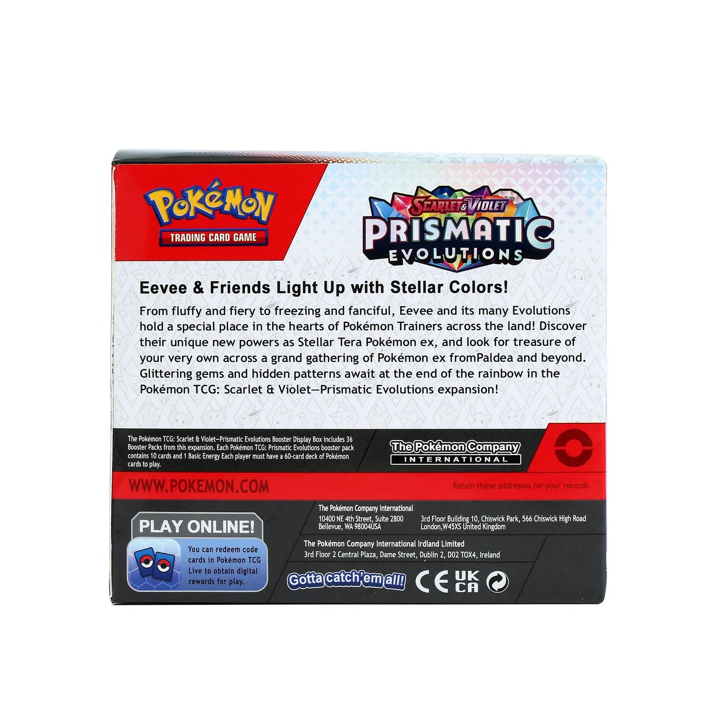 Set de Cartas Pokémon 324/360 Pcs – Brilliant Stars, 151, Prismatic Evolutions & Paldean Fates | Booster Box en Inglés