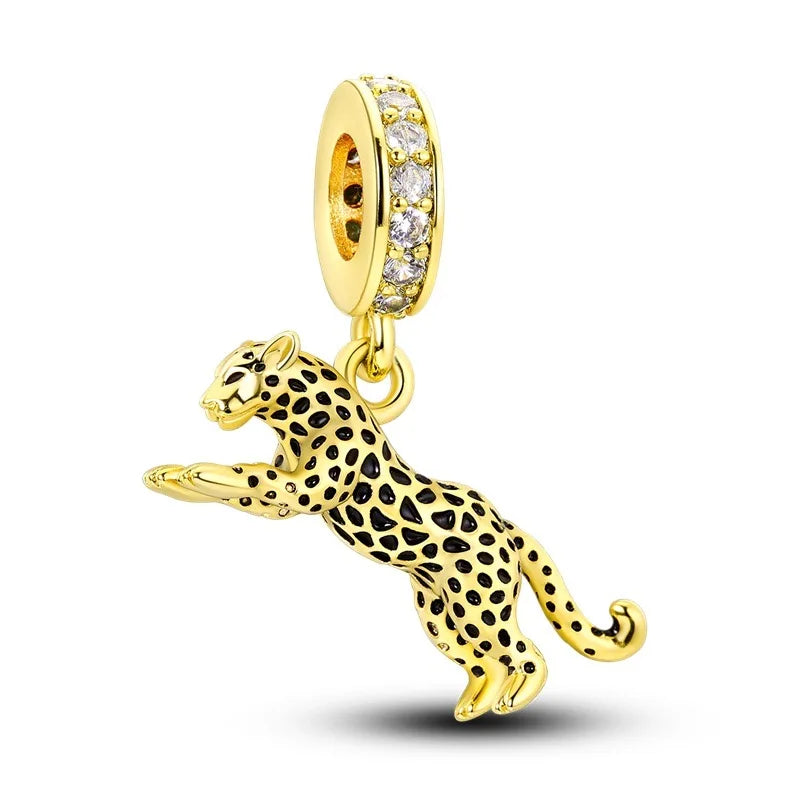 Charm Abalorios Dorados y Rosados para Pulseras Originales Mujer
