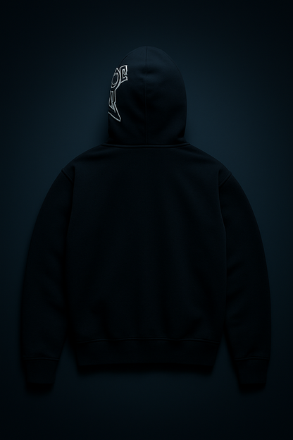 Hoodie Oversize con Bordados Gráficos – Sudadera Unisex Estilo Streetwear Y2K Harajuku Hip Hop Retro Gótica Rock