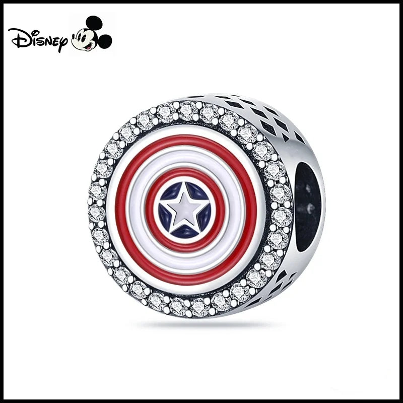 Charm Disney 100 Aniversario Superhéroes | Compatible Pandora | Beads Plata 925 DIY Mujer