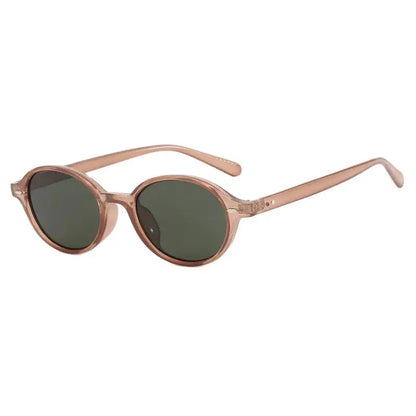 Gafas de Sol Ovaladas Retro con Remaches | Hombre Mujer Estilo Lujo UV400