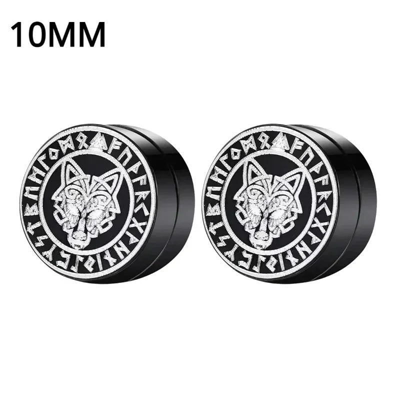 Pendientes Magnéticos de Cristal Unisex | Aros Punk con Zirconia | Joyería sin Perforación para Hombres y Mujeres