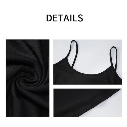 Vestido Largo Sexy Mujer Verano | Ajustado sin Mangas con Tirantes y Diseño Cola de Sirena Push Up