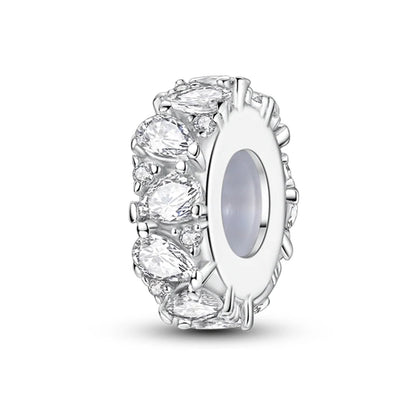 Charm de Plata 925 Araña, Mariposa y Zirconia – Abalorios Elegantes para Pulseras Originales 3mm