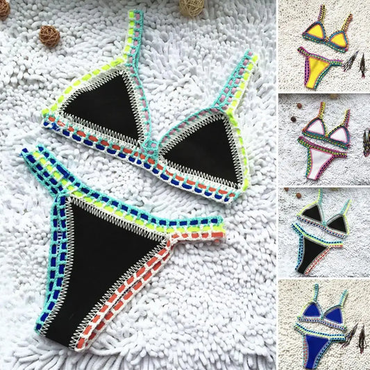 Bikini Verano Mujer | 2 Piezas Trendy Backless Cómodo Playa y Piscina