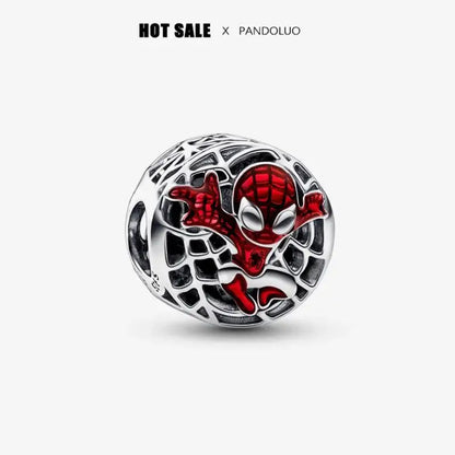 Charm Capitán América plata 925 – Abalorio de superhéroe para pulsera tipo Pandora