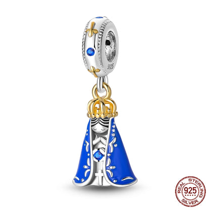 Charm Serie Océano en Plata 925 – Abalorios Tortuga, Cangrejo y Sirena para Pulsera Original Mujer