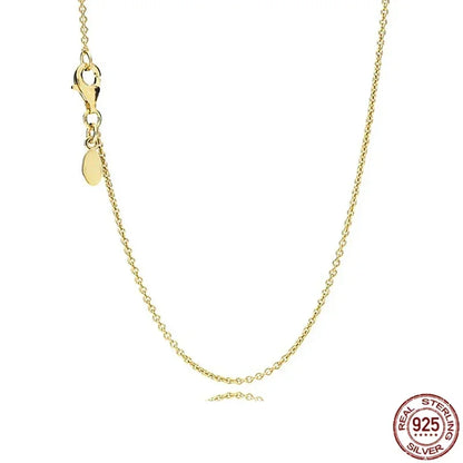 Collar colgante corazón redondo plata 925 – Dije clásico brillante compatible Pandora