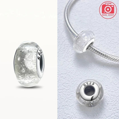 Cuenta Murano en Plata 925 | Beads de Vidrio de Colores para Pulsera Pandora Original