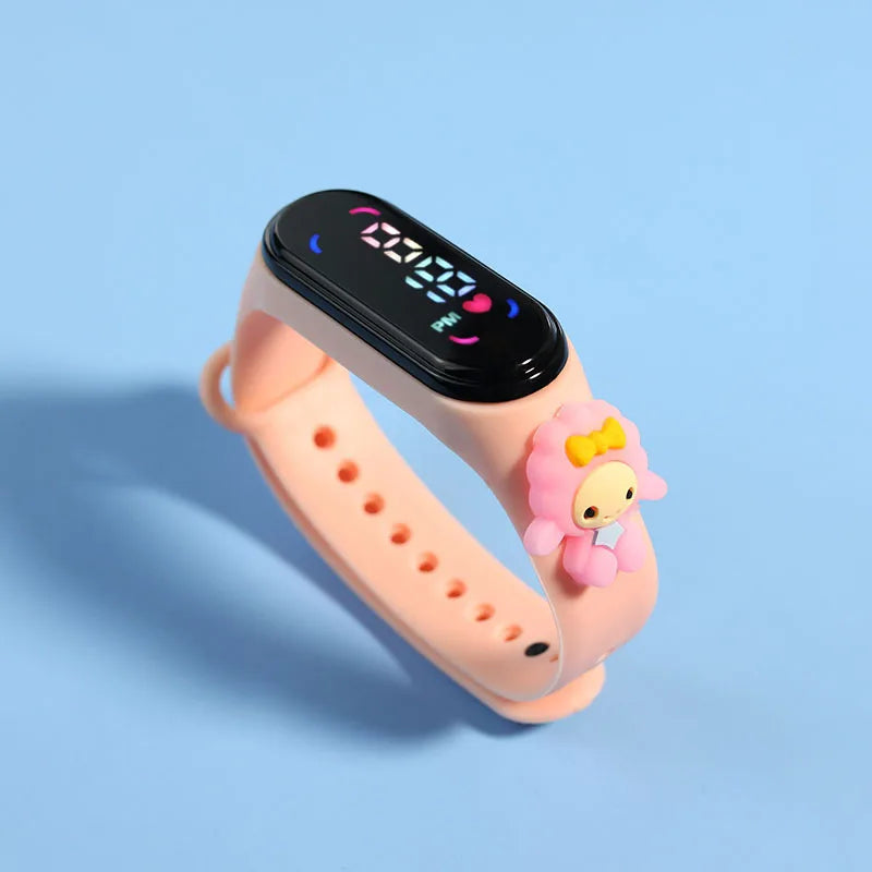 Reloj Infantil LED Deportivo | Pulsera Electrónica de Dibujos Animados para Niños y Niñas Impermeable
