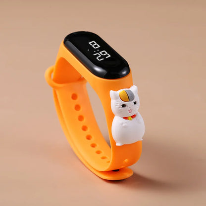 Reloj Infantil LED Deportivo | Pulsera Electrónica de Dibujos Animados para Niños y Niñas Impermeable