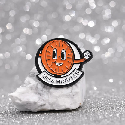 Pins de Dibujos Animados Anime – Broches Esmaltados de Monje Tierno, Chapas Divertidas para Regalo