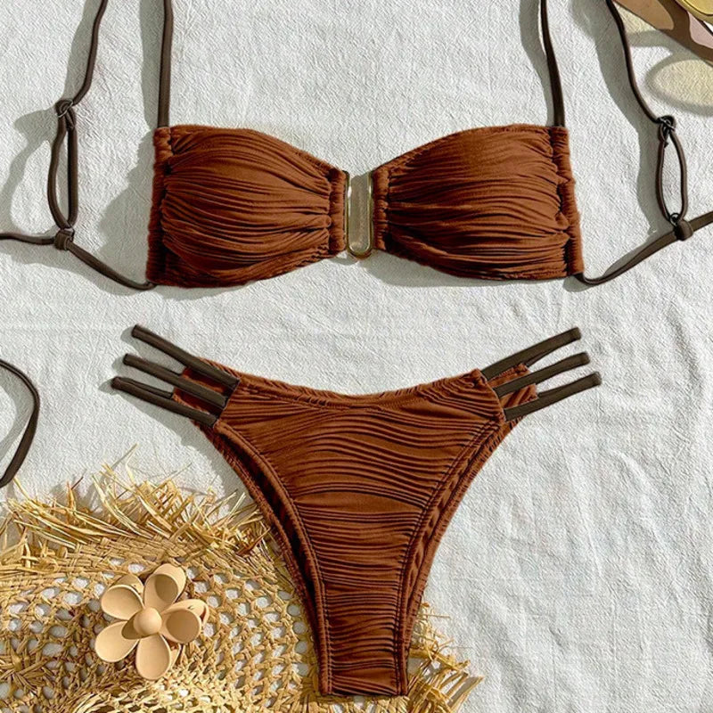 Bikini Sexy Mujer 2025 | Brasileño Playa y Piscina