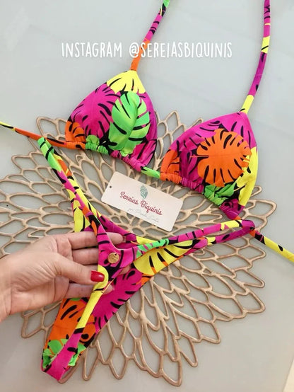 Bikini Mujer Leopardo Sexy | Traje de Baño Tanga Swimwear Playa Verano