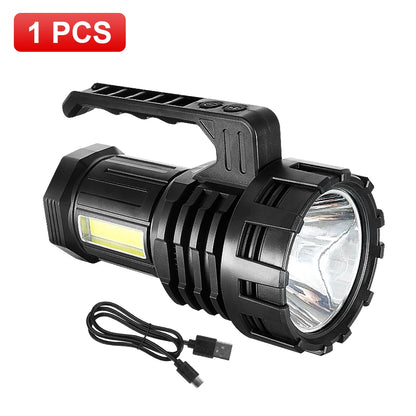 Linterna Táctica Recargable 2025 – 2.000.000LM Súper Potente Ultra Brillante LED para Camping y Emergencias