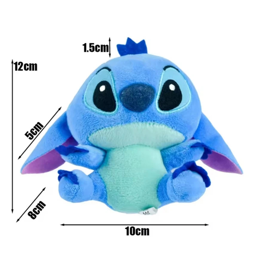 Peluche Stitch Disney 4/8 Pulgadas – Muñeco de Peluche Azul/Rosa | Juguete Anime Lilo & Stitch Regalo para Niños