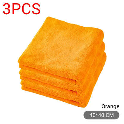 SEAMETAL Toalla de Microfibra 40x40cm para Coche – Paño de Limpieza Grueso, Alta Absorción, Secado y Detallado de Auto