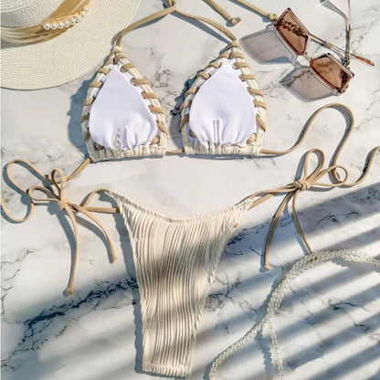 Bikini Sexy Mujer 2025 | Brasileño Playa y Piscina