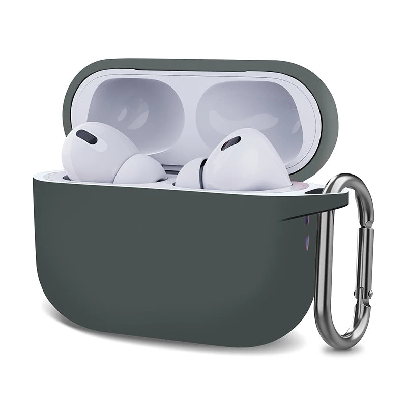 Funda de Silicona para AirPods Pro 2 / AirPods 3 / 2 / 1 – Protector Antigolpes para Estuche Bluetooth con Llavero