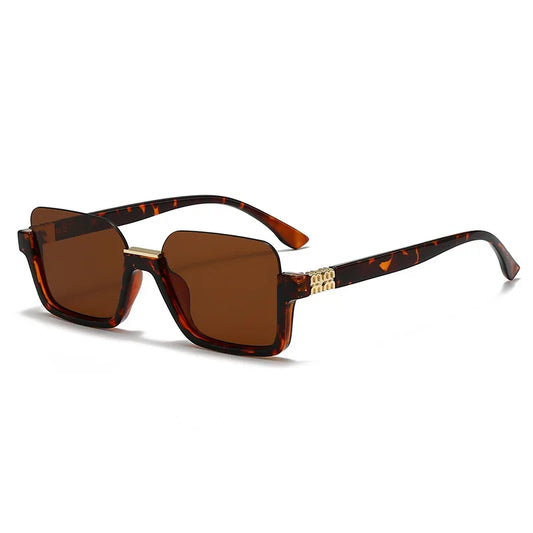 Gafas de Sol Cuadradas Pequeñas Y2K | Estilo Vintage Punk Hip Hop | Unisex UV400 Lentes de Lujo