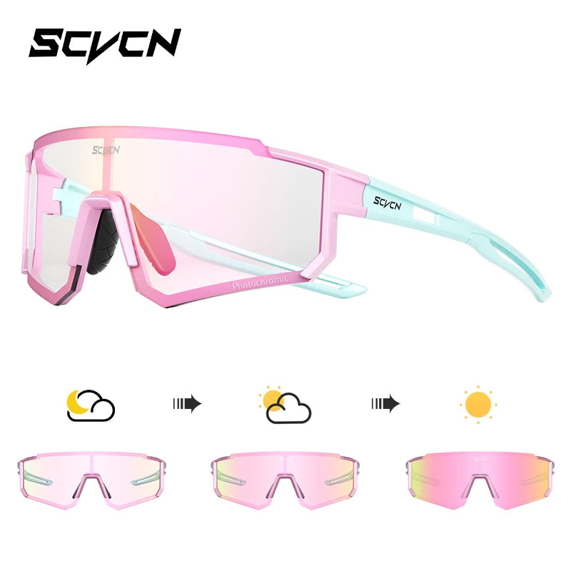 Gafas de Ciclismo SCVCN | Gafas Deportivas MTB, Running, Pesca, Escalada | Protección UV400 Unisex