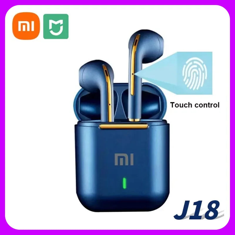 Xiaomi J18 TWS – Auriculares inalámbricos Bluetooth HiFi, micrófono, táctiles, impermeables y con cancelación de ruido