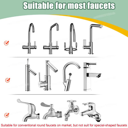 Extensor de Grifo 360° con 2/3 Modos de Agua | Boquilla Rotatoria Universal para Cocina y Baño | Ahorro de Agua