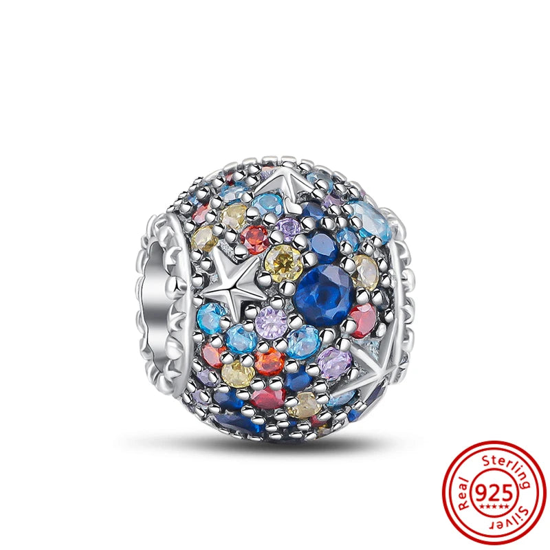 Charm sorpresa de plata 925 estilo estrella y corazón – Bolsa sorpresa random para pulsera DIY mujer