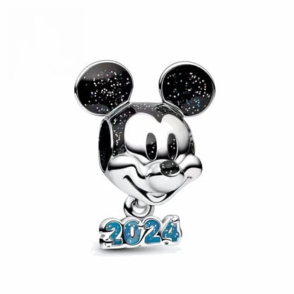 Charm Disney 100º Aniversario Mickey Mouse – Abalorios Princesa y Calabaza para Pulseras Originales Mujer