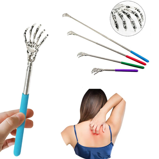 Rascador de Espalda Retráctil Acero Inoxidable | Masajeador Manual Claw para Relajar, Mejorar Circulación y Bienestar