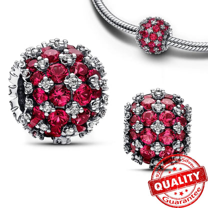 Charm Plata 925 Colgante Colorido Sol Luna Estrellas | Dije Compatible Pandora Pulsera y Collar Mujer