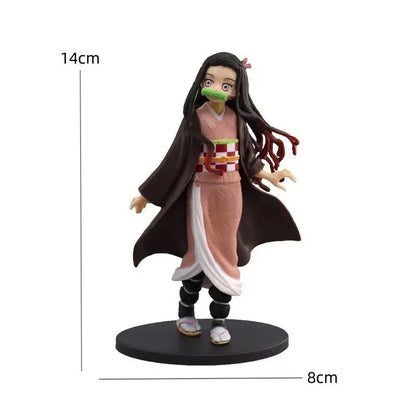 Figura Demon Slayer Anime – Kamado Tanjirou, Zenitsu y Nezuko | Figuras PVC Kimetsu no Yaiba Coleccionables