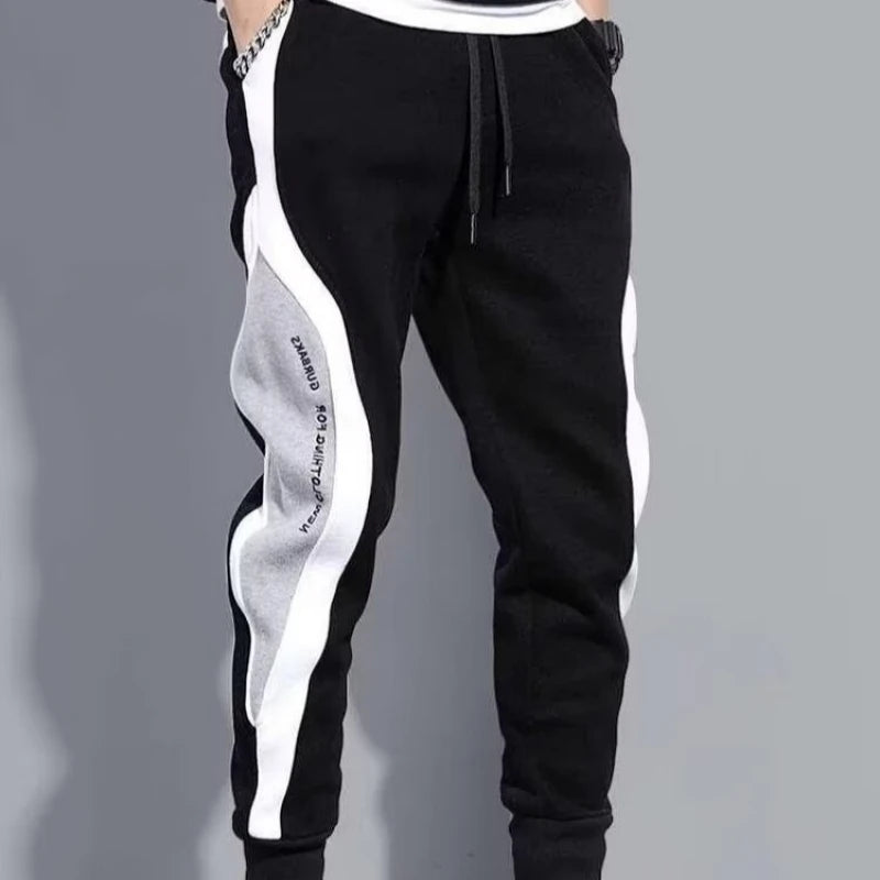 Pantalón Jogger Hombre Negro | Moda Hip Hop Casual con Cintura Elástica – Streetwear Deportivo
