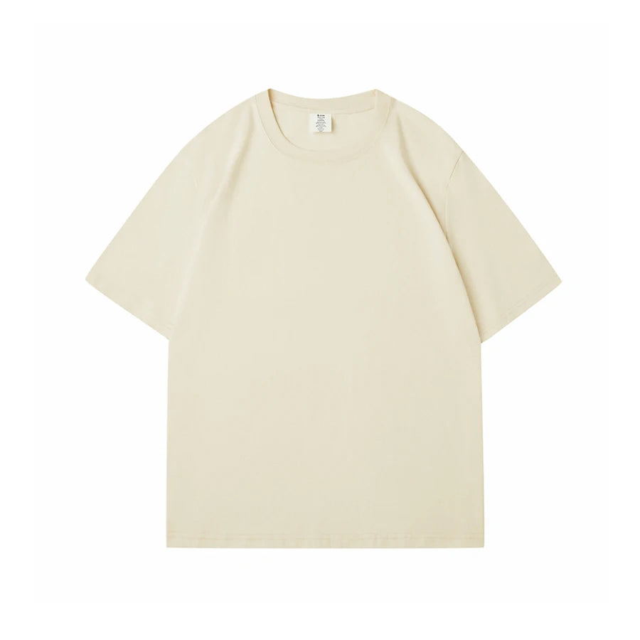 Camiseta Oversize Algodón 100% | Básica Casual Verano Manga Corta