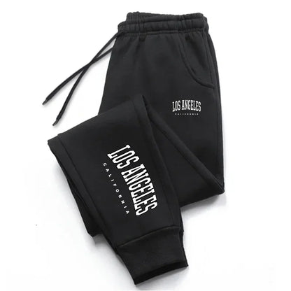 Joggers Unisex Los Ángeles | Pantalón Deportivo Casual con Cintura Elástica Hombre Mujer