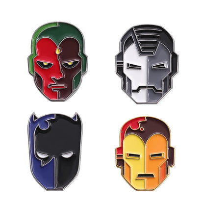 Pins de Dibujos Animados Anime – Broches Esmaltados de Monje Tierno, Chapas Divertidas para Regalo