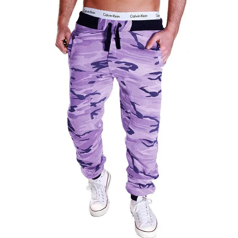Pantalones Jogger de Running para Hombre 2025 – Cargo Camuflaje, Elásticos, Con Cordón y Múltiples Bolsillos, Casual y Deportivos