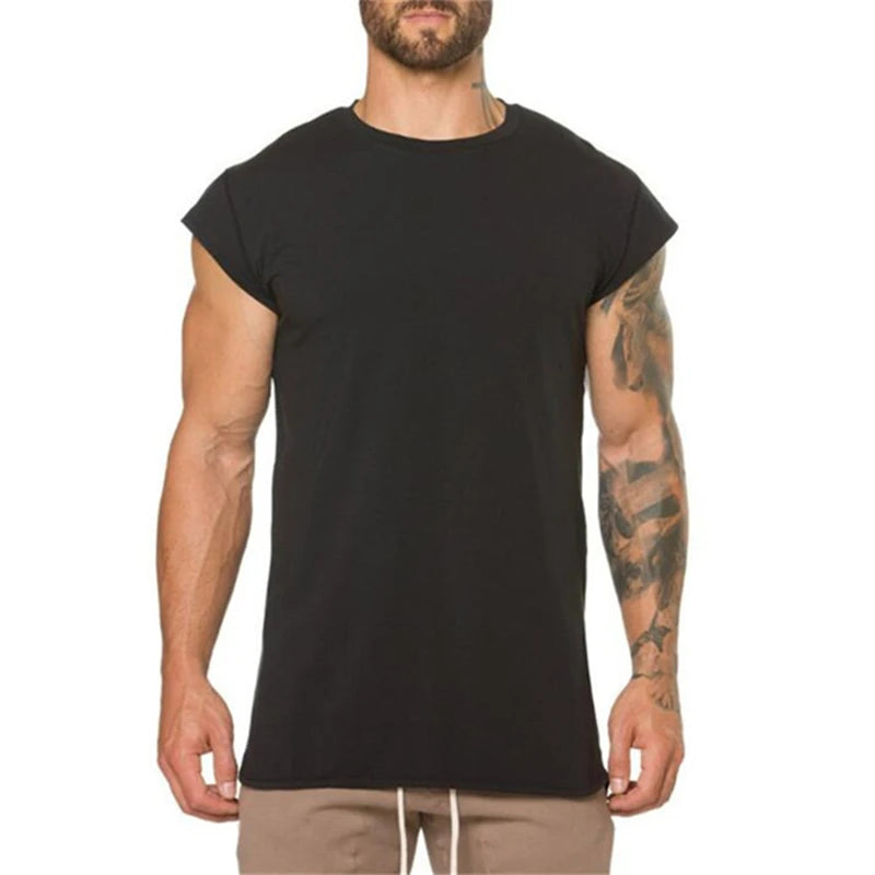 Camiseta de Manga Corta para Hombre – T-shirt de Algodón Transpirable para Gym, Running y Actividades al Aire Libre