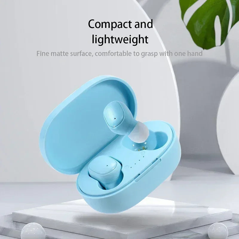 Auriculares inalámbricos A6S TWS – Bluetooth estéreo con micrófono, deportivos y compatibles con Xiaomi, Huawei, iPhone
