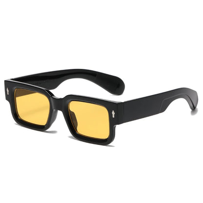 Gafas de Sol Retro Cuadradas con Patas Gruesas | Unisex Moda Vintage UV400