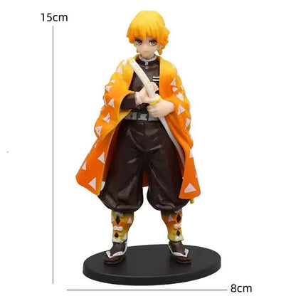 Figura Demon Slayer Anime – Kamado Tanjirou, Zenitsu y Nezuko | Figuras PVC Kimetsu no Yaiba Coleccionables