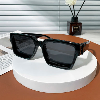 Gafas de Sol Retro Negras Millionaire | Lujo Cuadradas Unisex Hombre & Mujer 2025