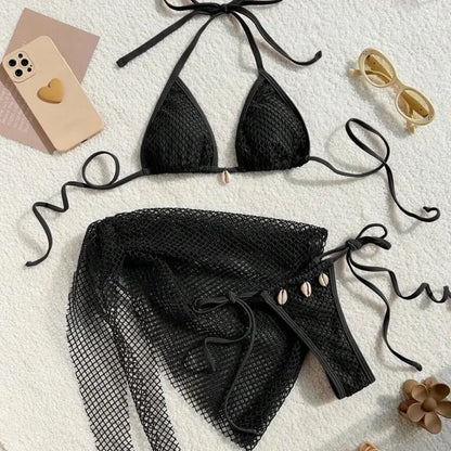 Bikini Mujer 2025 | 3 Piezas Sexy Brasileño Playa y Piscina