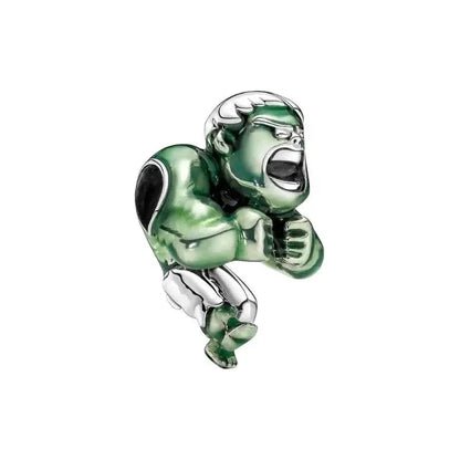 Charm Capitán América plata 925 – Abalorio de superhéroe para pulsera tipo Pandora